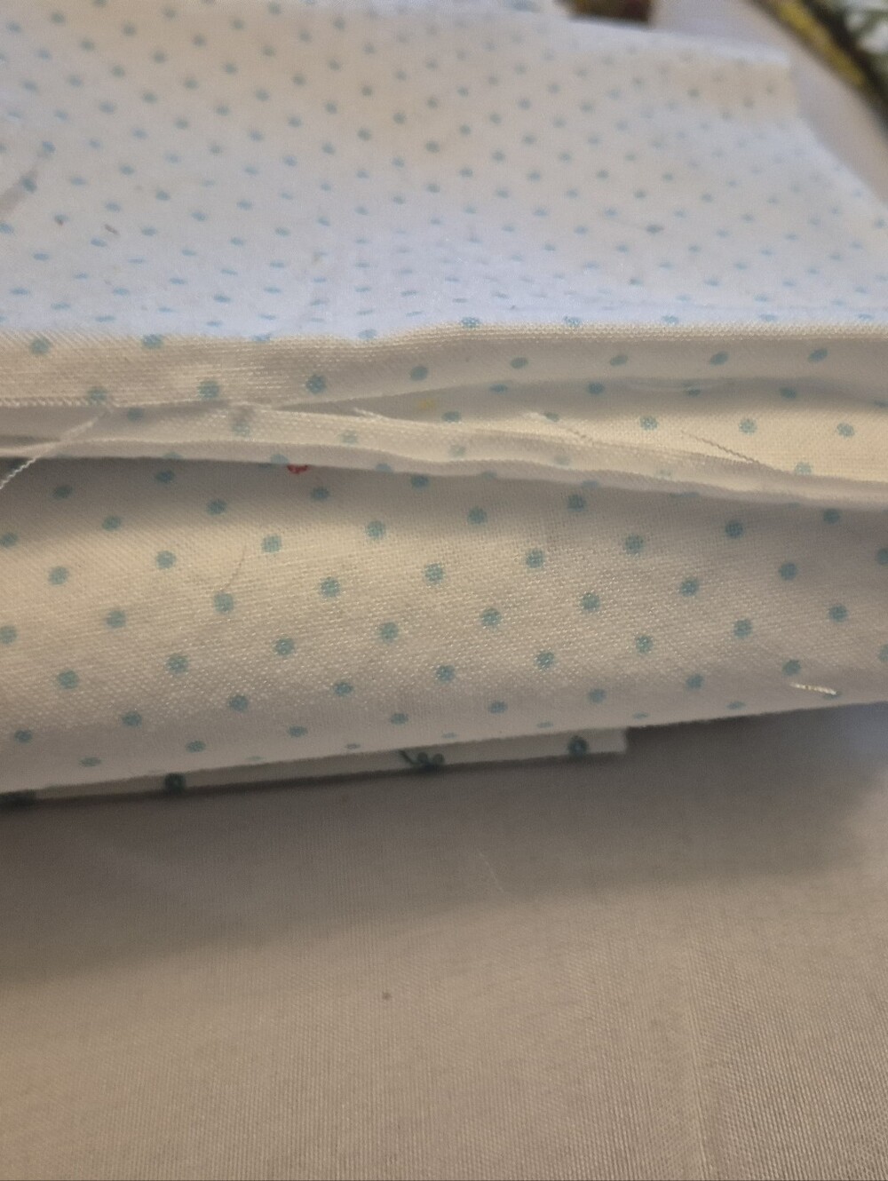 Assorted Quilt Fabric Bundle in Greens, Blues, Creams and Beige.  Yardage PLUS - Picture 8 of 15